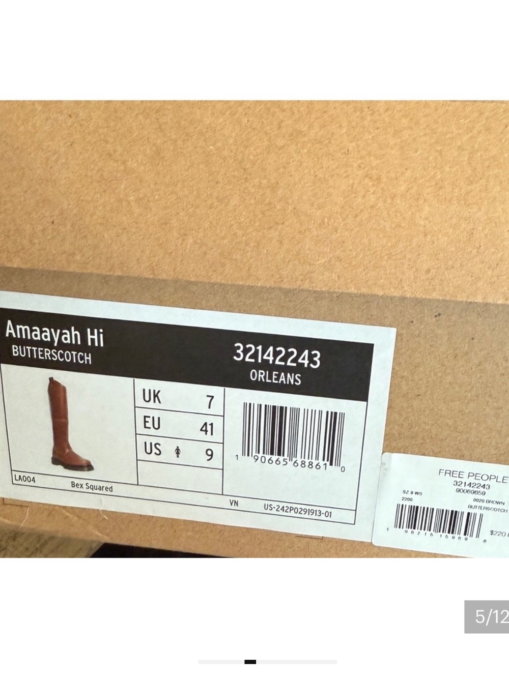 Dr Martens X Free People Amaayah Knee High Leather Boots new - Picture 12 of 15